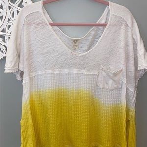 Free People ombré short sleeve